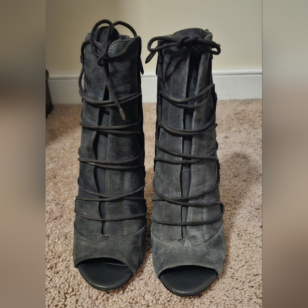 Sam Edleman Asher Peeptoe  Boots New without Tags